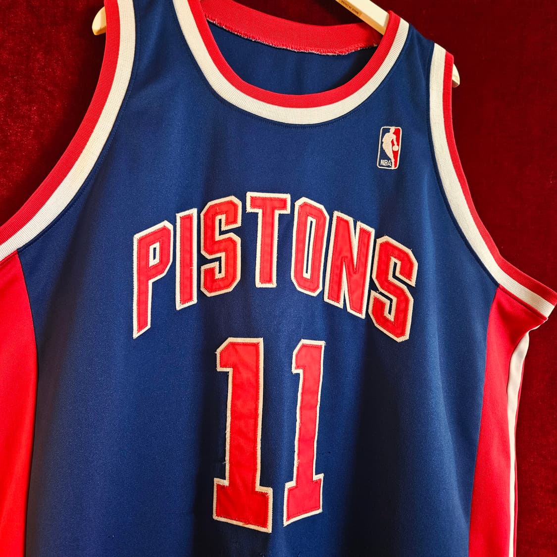 NBA 1988-89's 피스톤 NO.11 Thomas 농구 저지 상품이미지3
