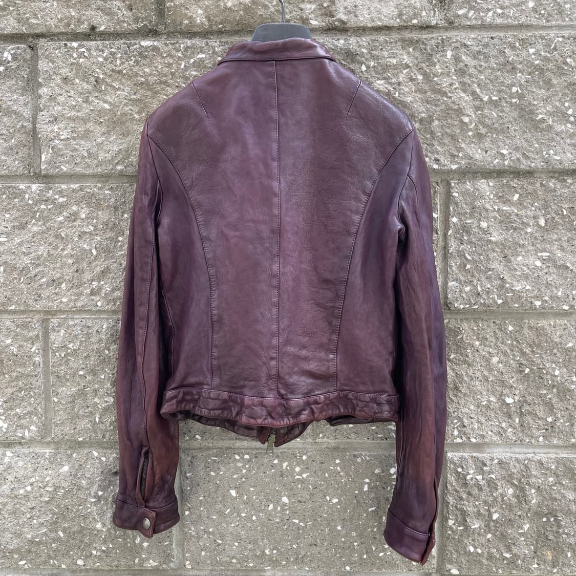 [38] Dolce & Gabbana Purple 크롭핏 레더 자켓 상품이미지6