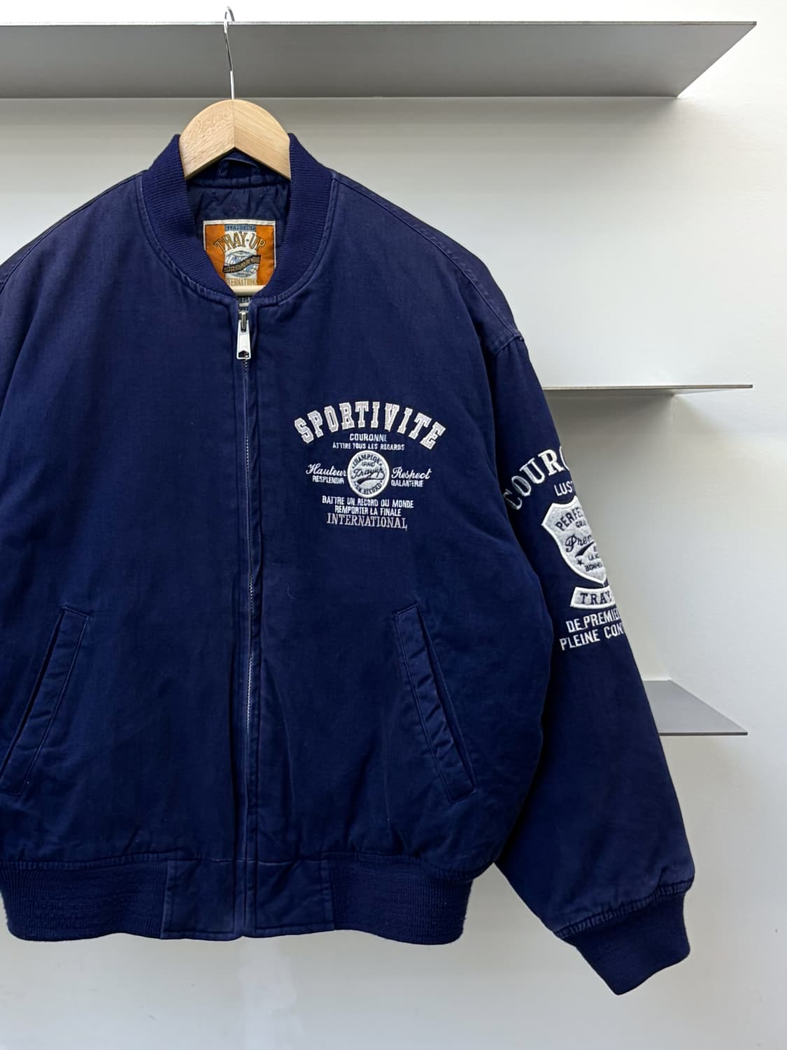 트레이업 90s 스포티바이트 봄버 자켓 상품이미지2