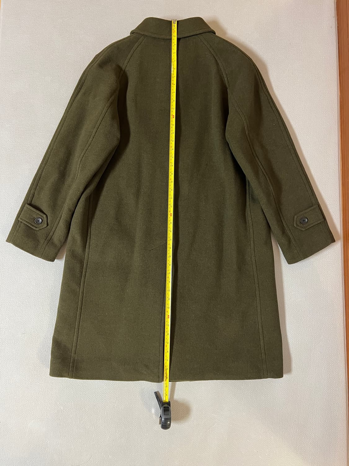 택제거 새제품 - 유니클로 발마칸 코트(올리브) XL 상품이미지6