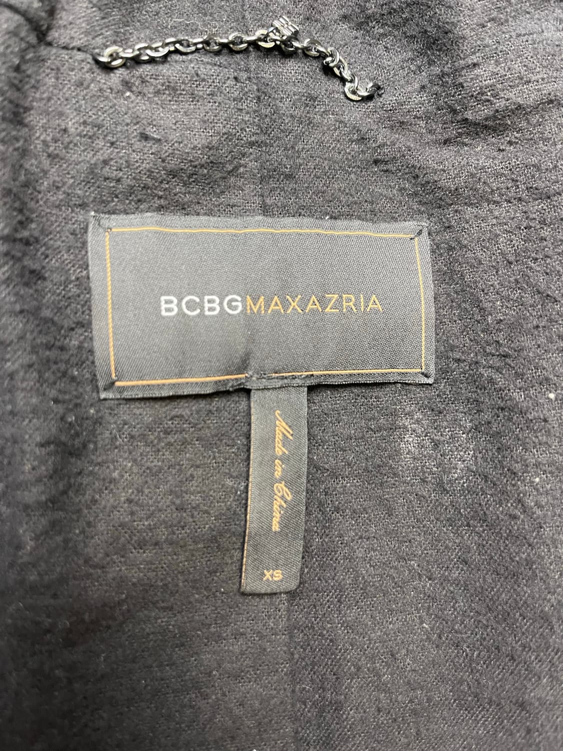 [xs] BCBGMAXAZRIA 하이넥 레더자켓 상품이미지10