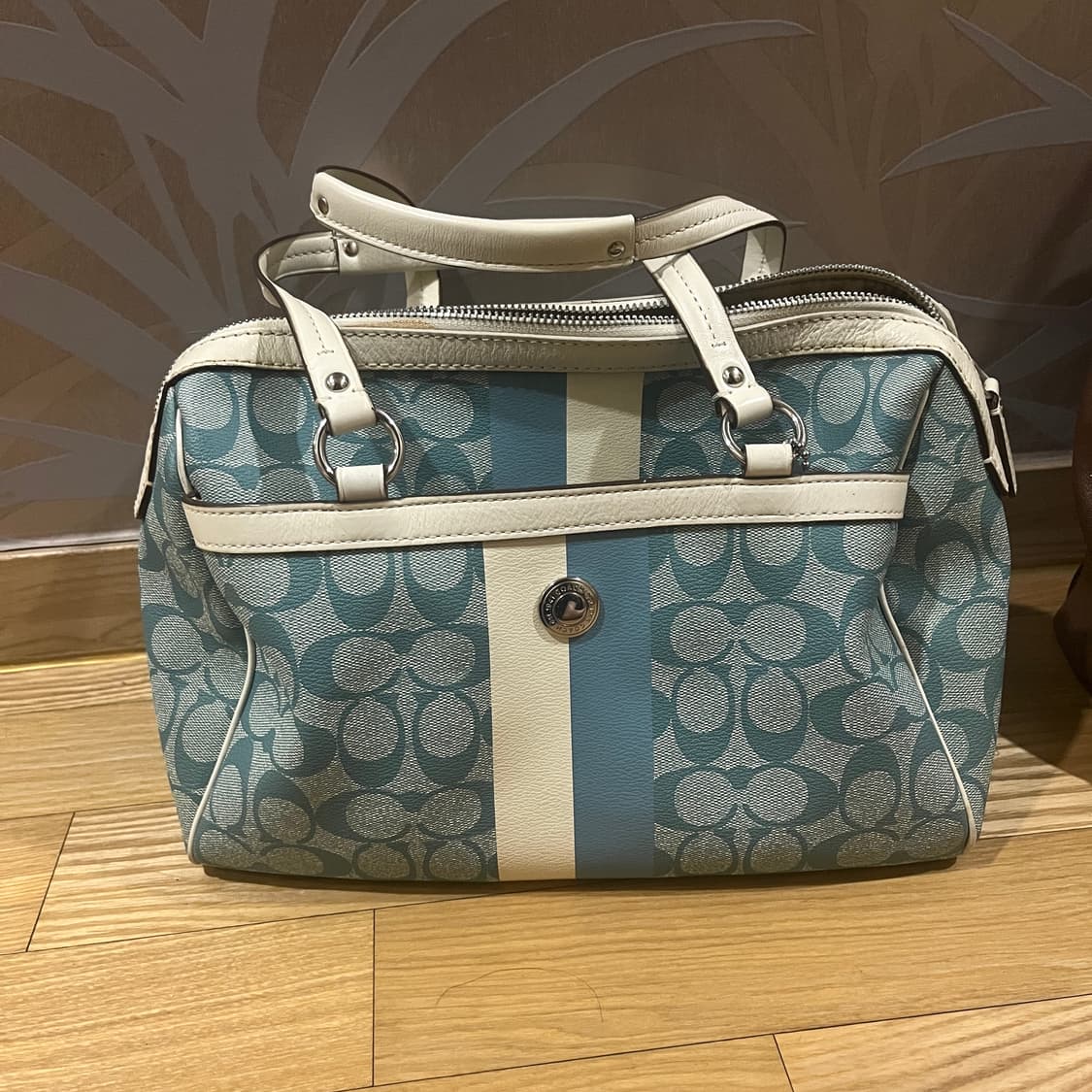 코치 블루 토트백 숄더백 coach vintage 갸루백 상품이미지1