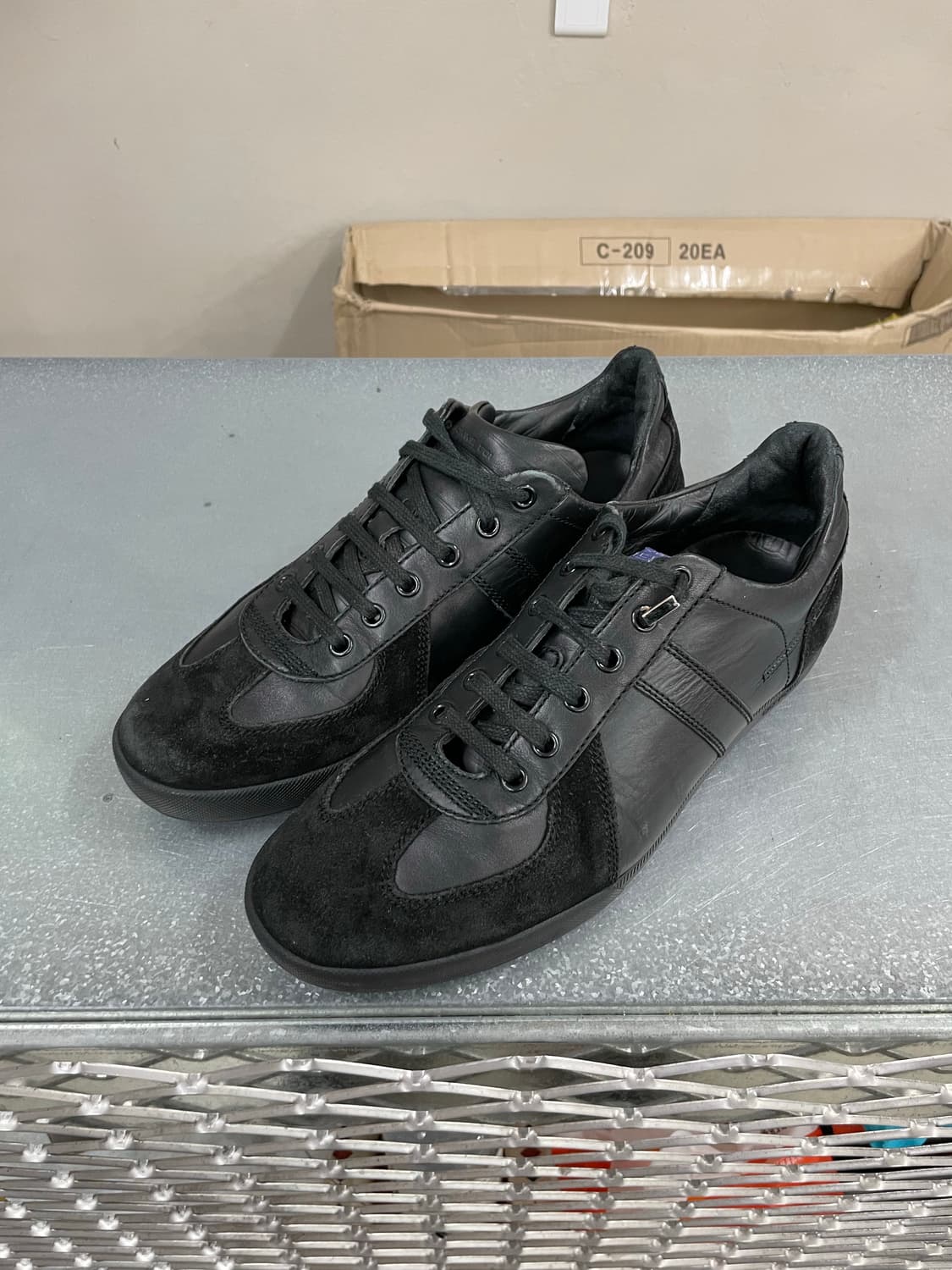 크리스찬 디올 옴므 레더 트레이너 스니커즈 블랙 40 상품이미지2