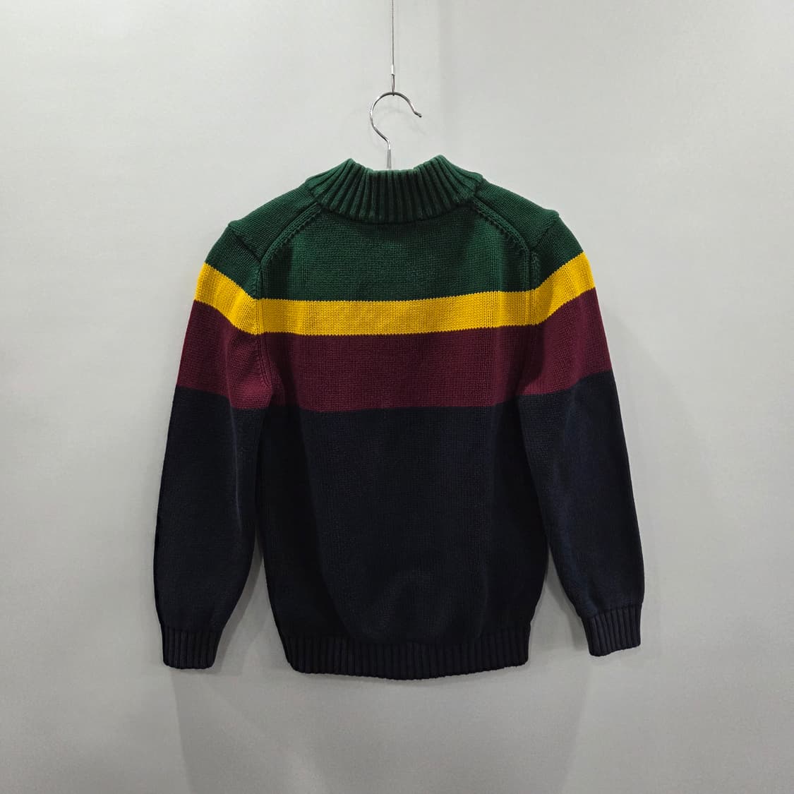 헤지스 키즈 풀오버 하프집업 코튼 니트 140/11  상품이미지5