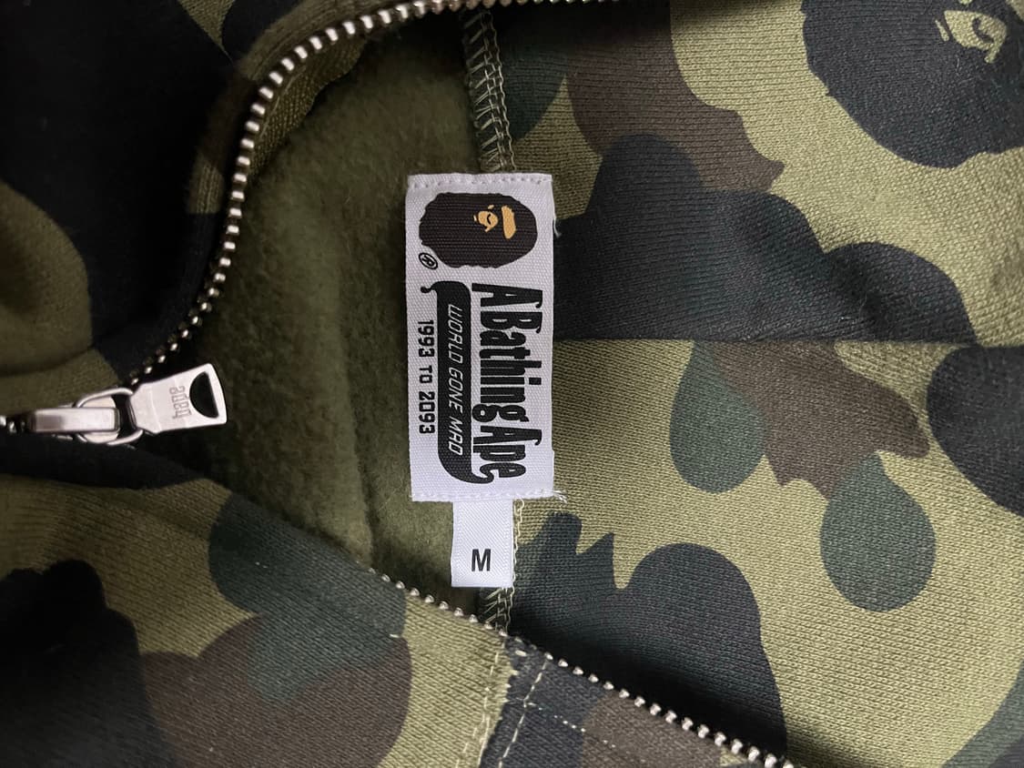 베이프 카모 샤크 풀 후드집업 상품이미지9