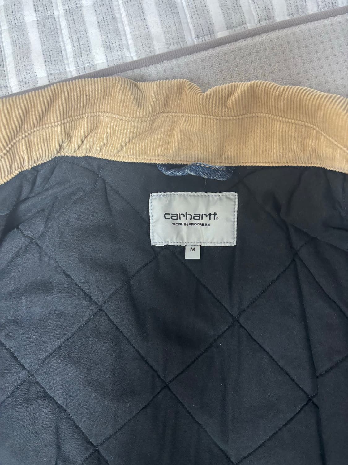 칼하트 WIP Og 디트로이트 자켓 블루 더스티 해밀턴 브라운 M 상품이미지5