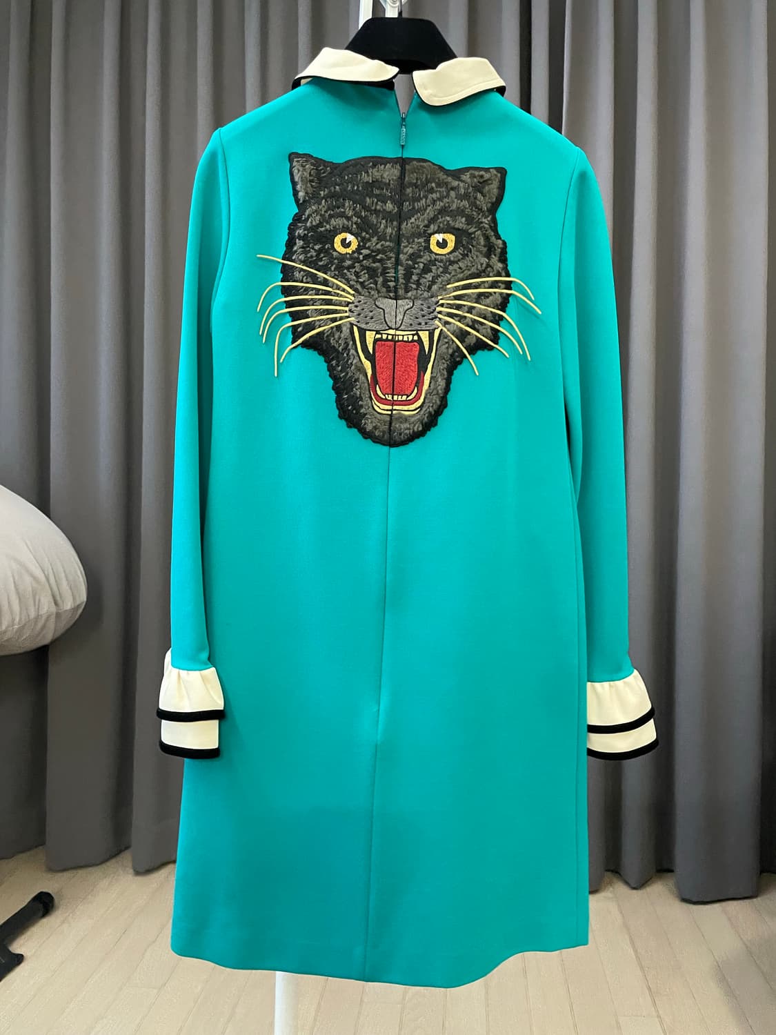 [새상품.정가400이상] GUCCI Ruffled Dress -Mint 상품이미지4