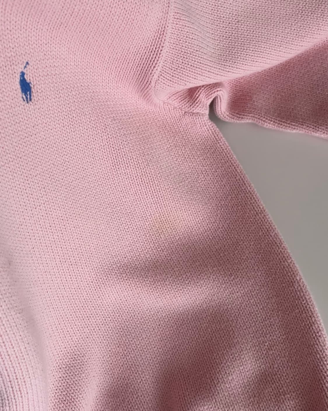 폴로 랄프로렌 핑크 라운드넥 니트 90 상품이미지3