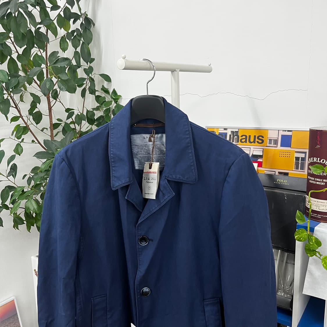 루비암 가먼트다잉 싱글 코트 50R 새상품 상품이미지2