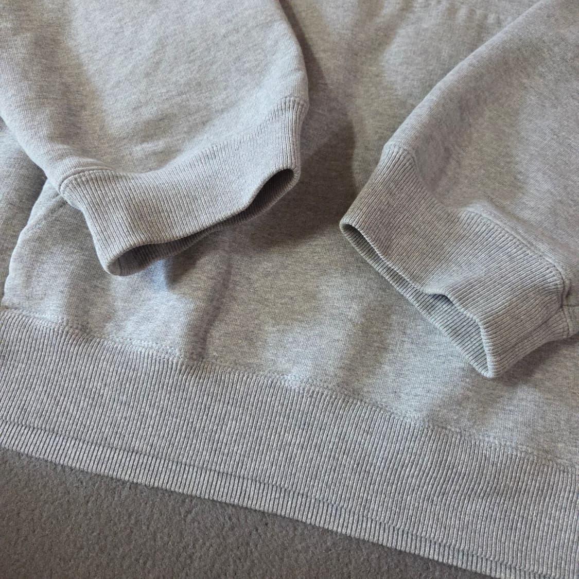 발렌시아가 오버 짐웨어 후드티 M 그레이 상품이미지6