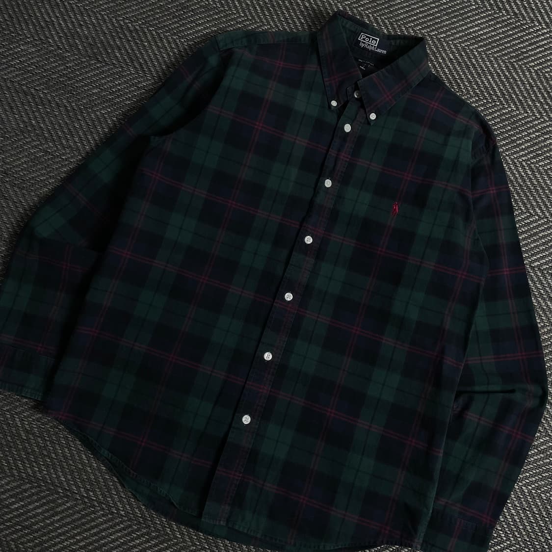 폴로 랄프로렌 체크 블럭 박시핏 셔츠y 3850 상품이미지1