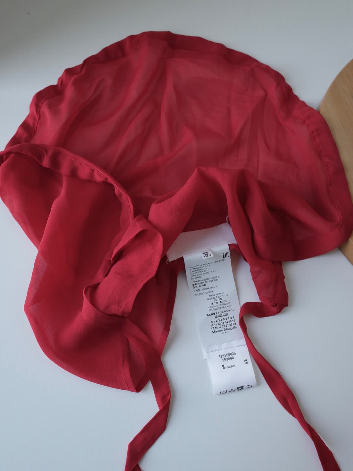 Maison Margiela 2021 존 갈라노 아티저널 컬렉션 스카프 상품이미지2