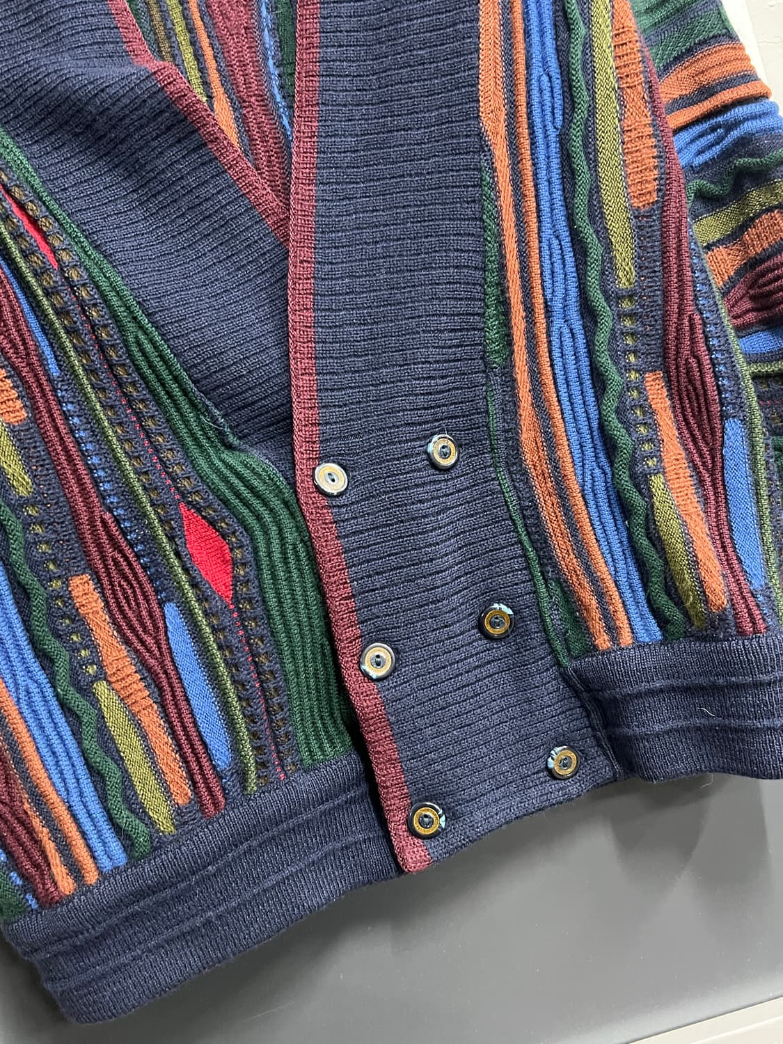 Limnos 오스트렐리아 빈티지 쿠지 스타일 꽈배기 니트 가디건 상품이미지3