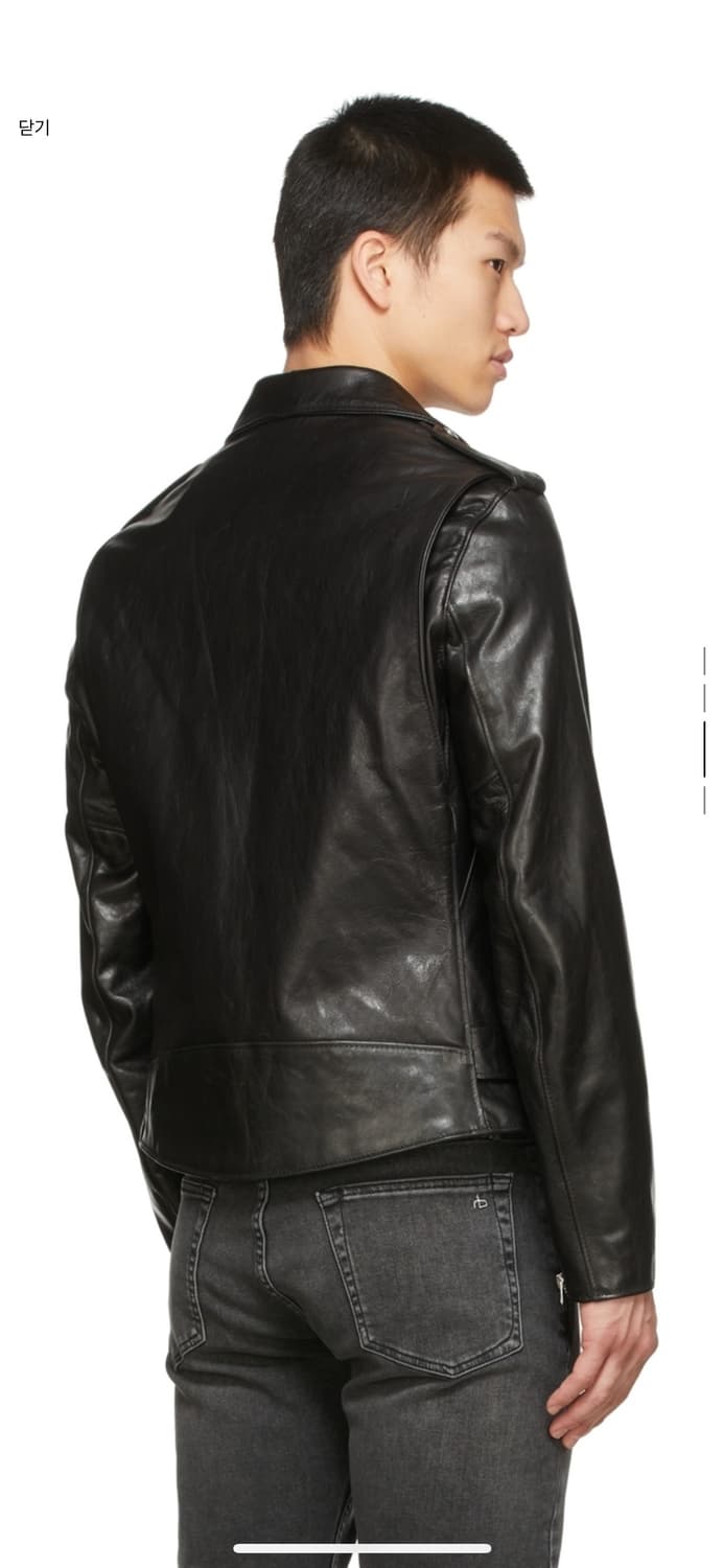 SCHOTT X Grateful Dead 스콧 블랙 레더 라이더 자켓 상품이미지3