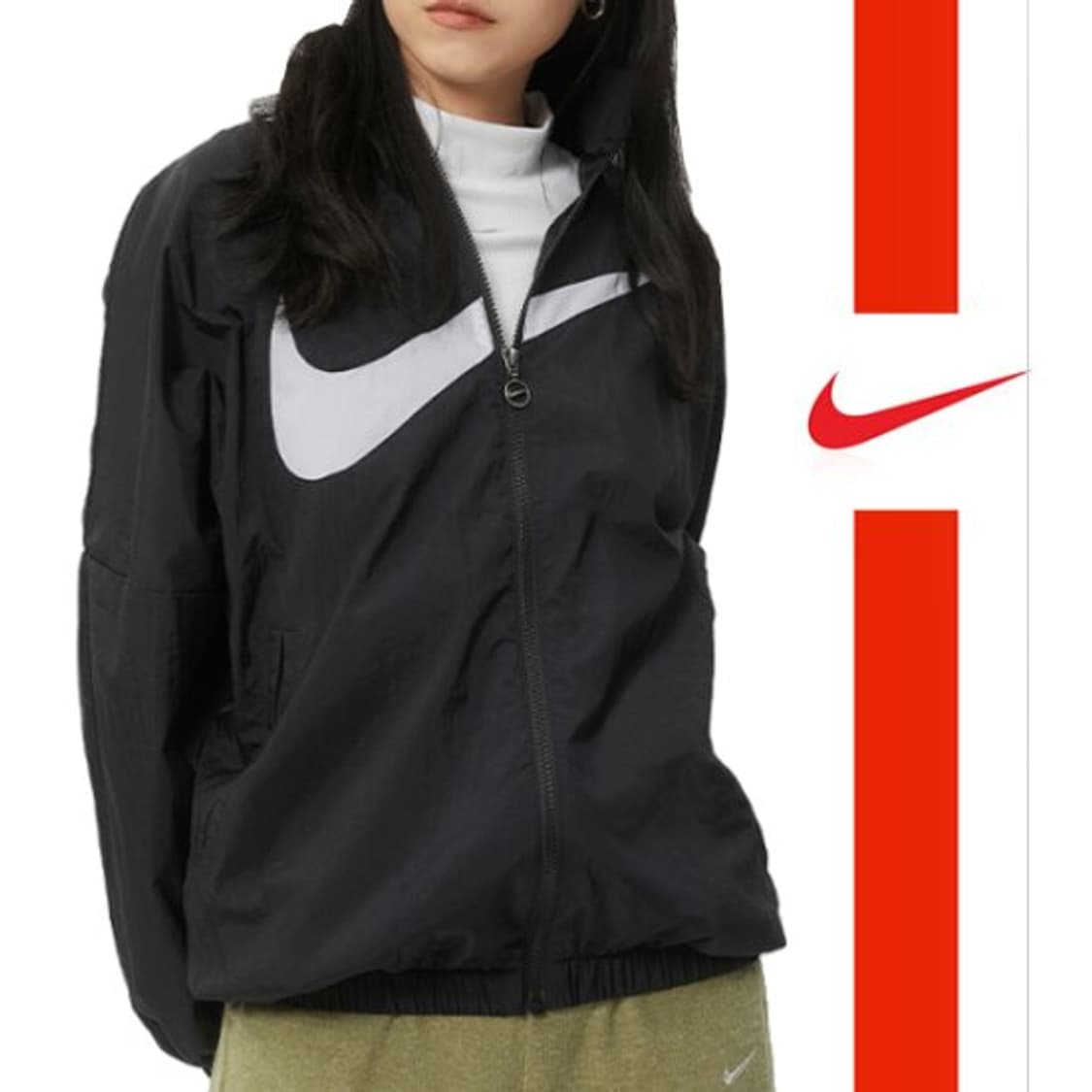 [[여성 M, A급] 나이키(NIKE) 에센셜 우븐 점퍼#266 상품이미지1