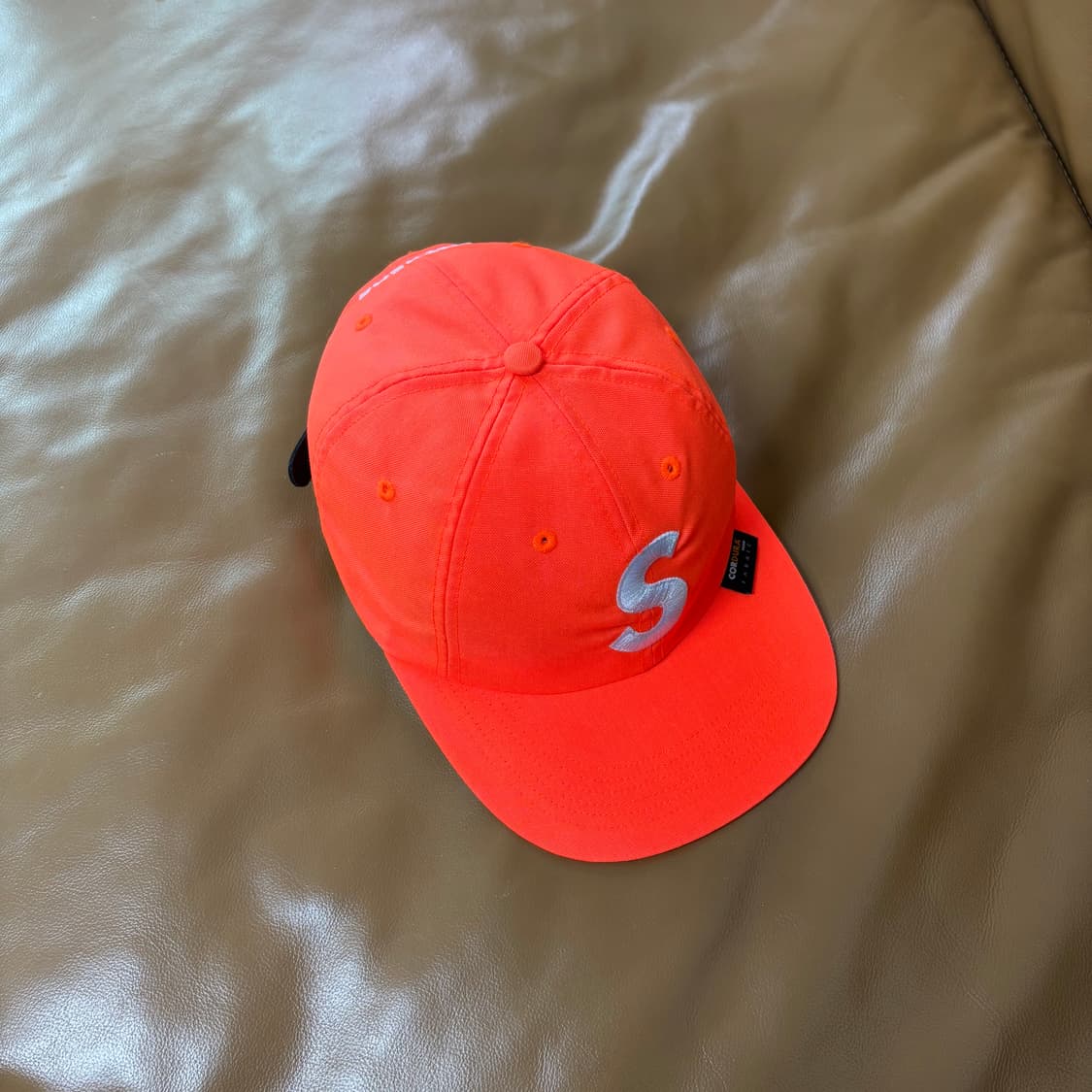 Supreme 슈프림 코듀라 오렌지 S로고 6패널 볼캡 모자 Orange 상품이미지5