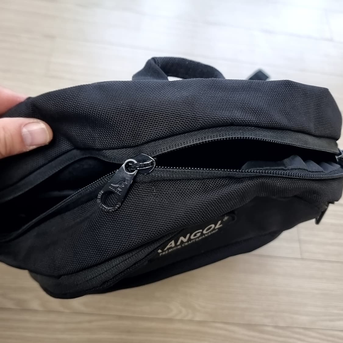 캉골 블랙 백팩 가방 상품이미지10