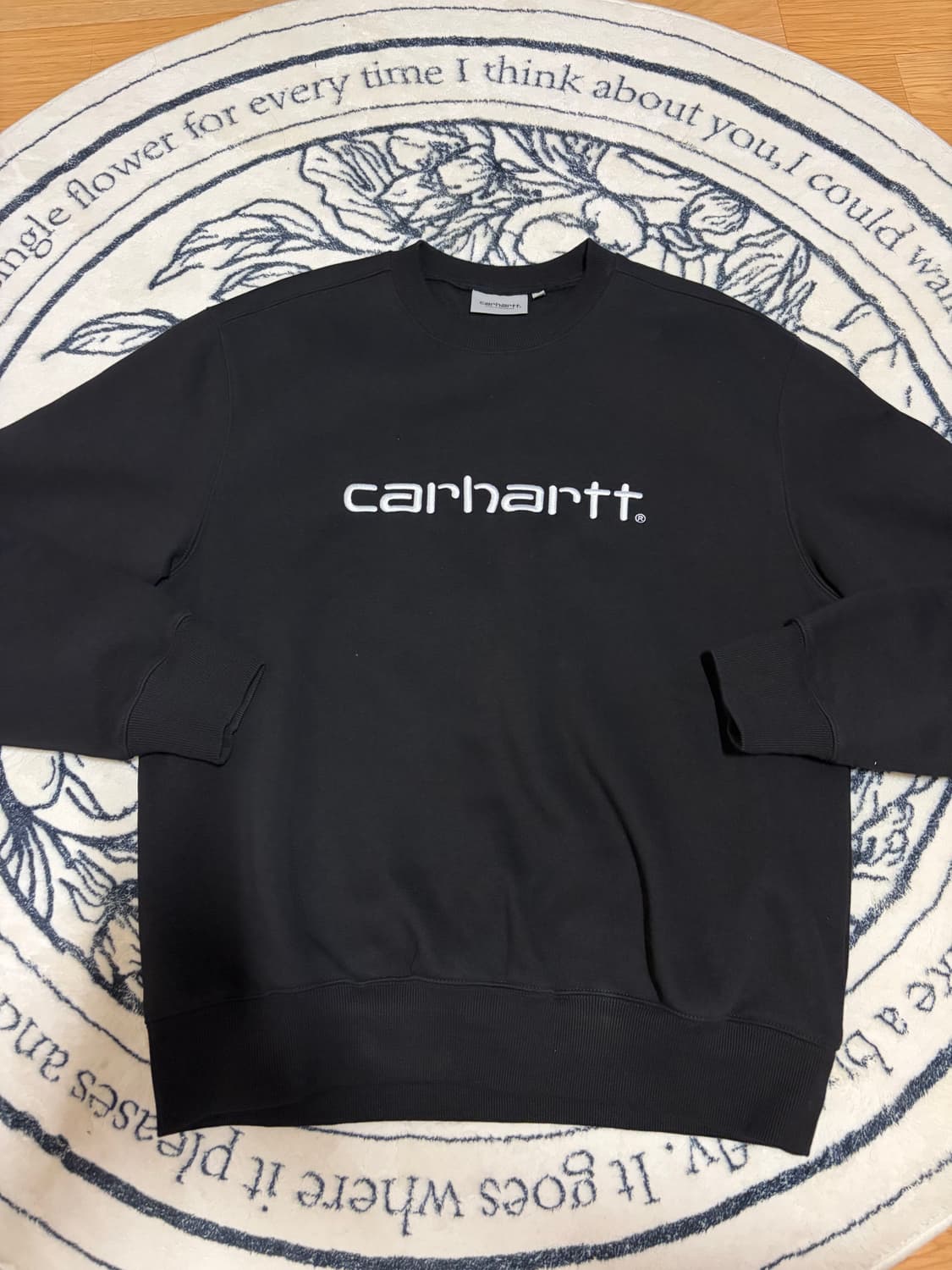 칼하트wip 맨투맨 블랙 M 상품이미지3