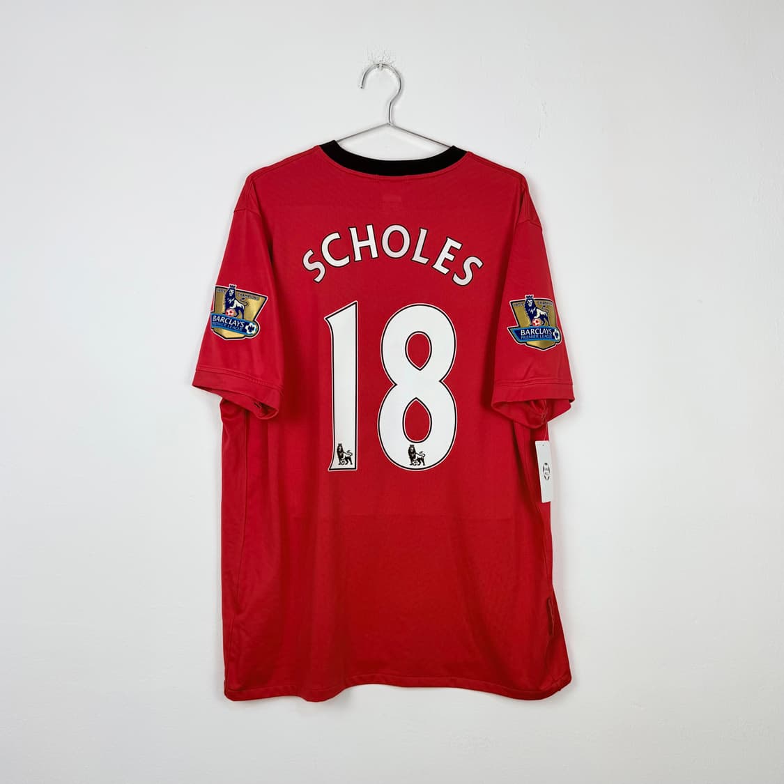 09-10 맨유 홈 스콜스 유니폼 상품이미지1