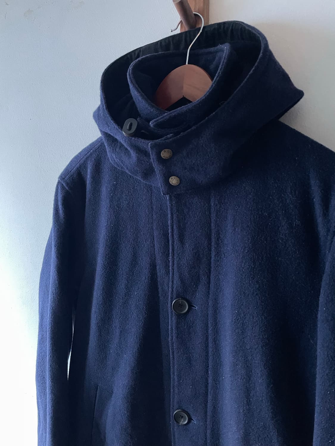 90-00's Vintage Polo Melton Wool Coat 상품이미지3