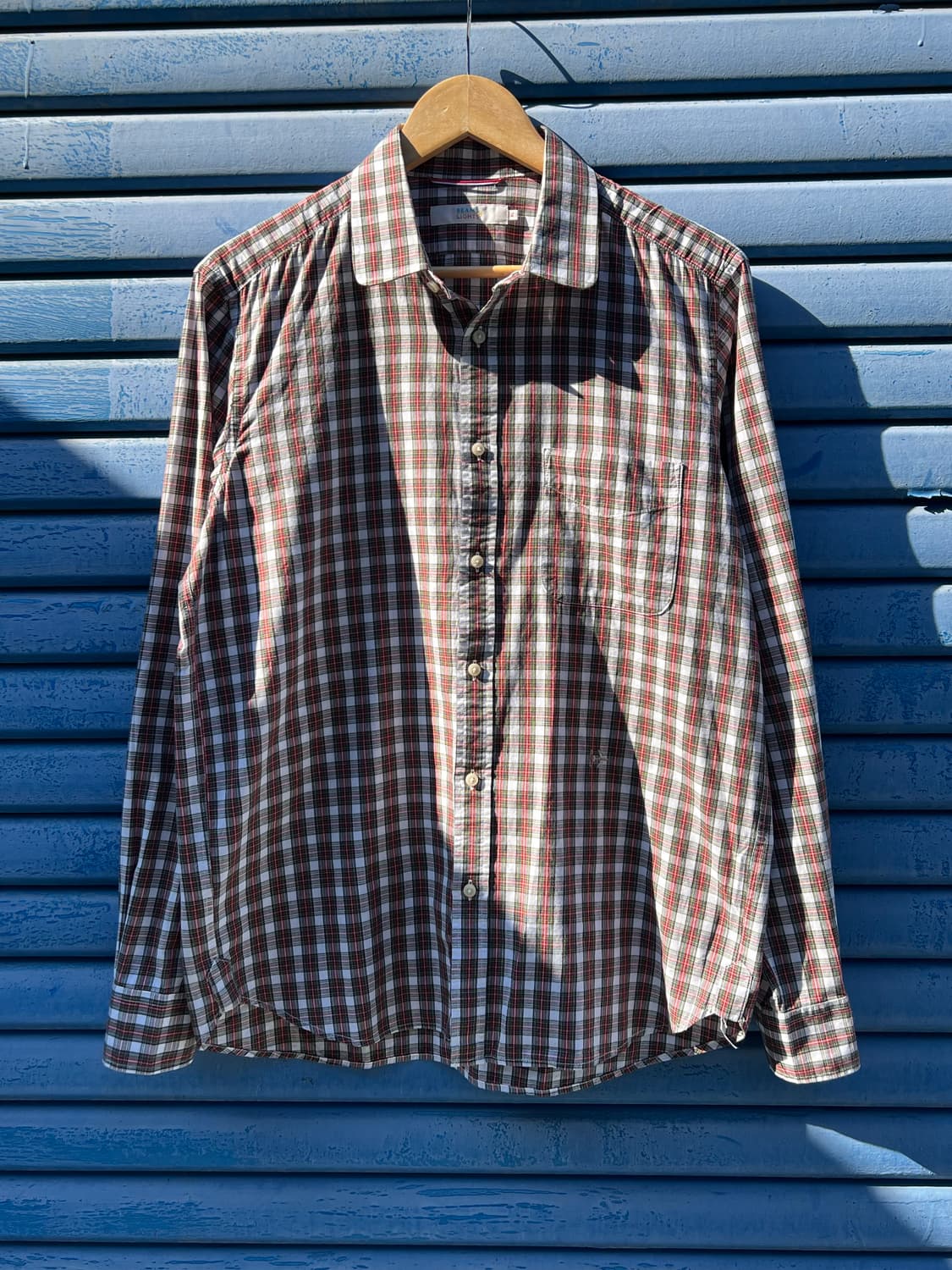 Beams Lights Tartan Plaid Shirt Cotton 상품이미지1