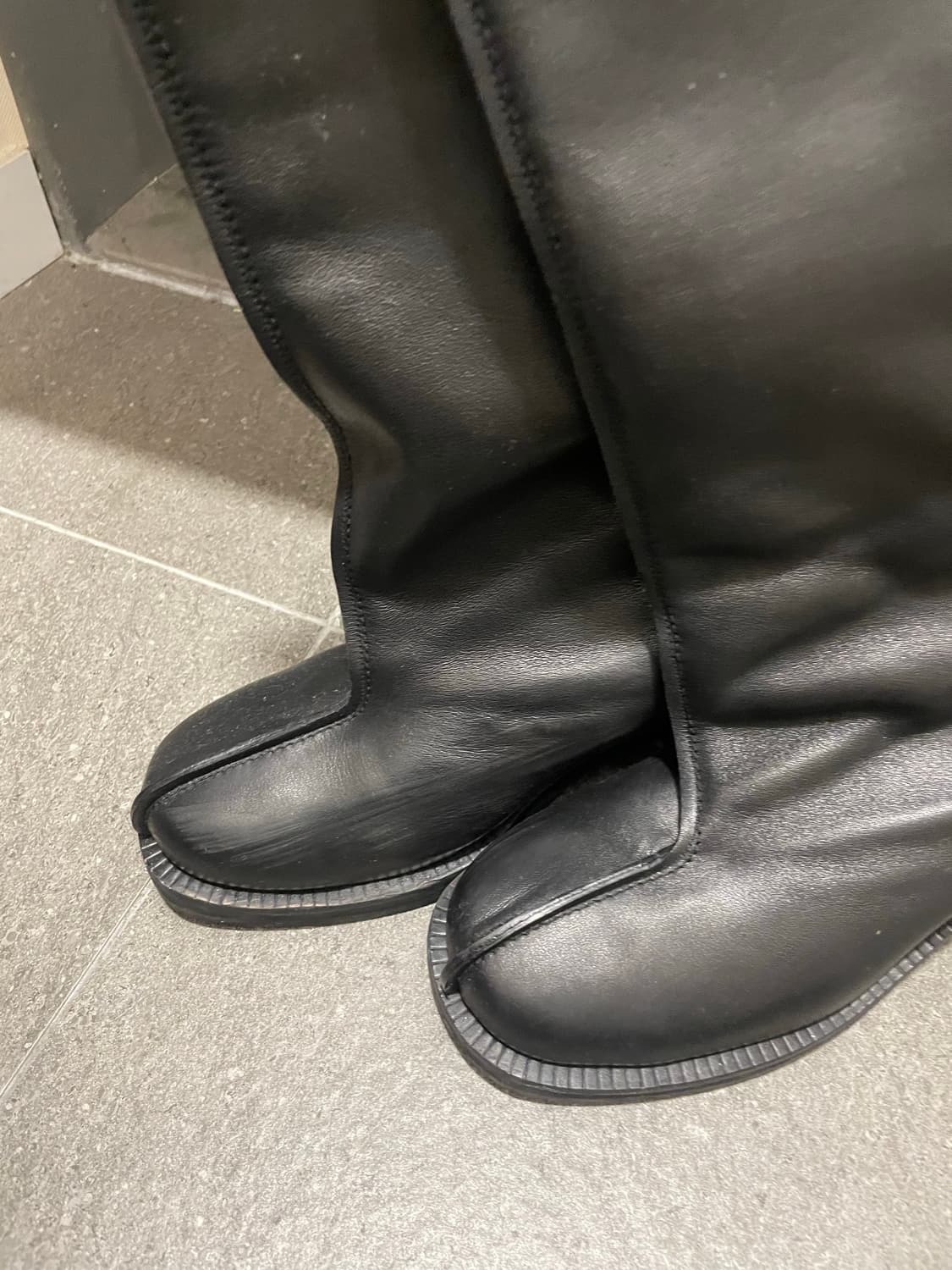 로우클래식 wild boots black 와이드 롱 부츠 상품이미지5