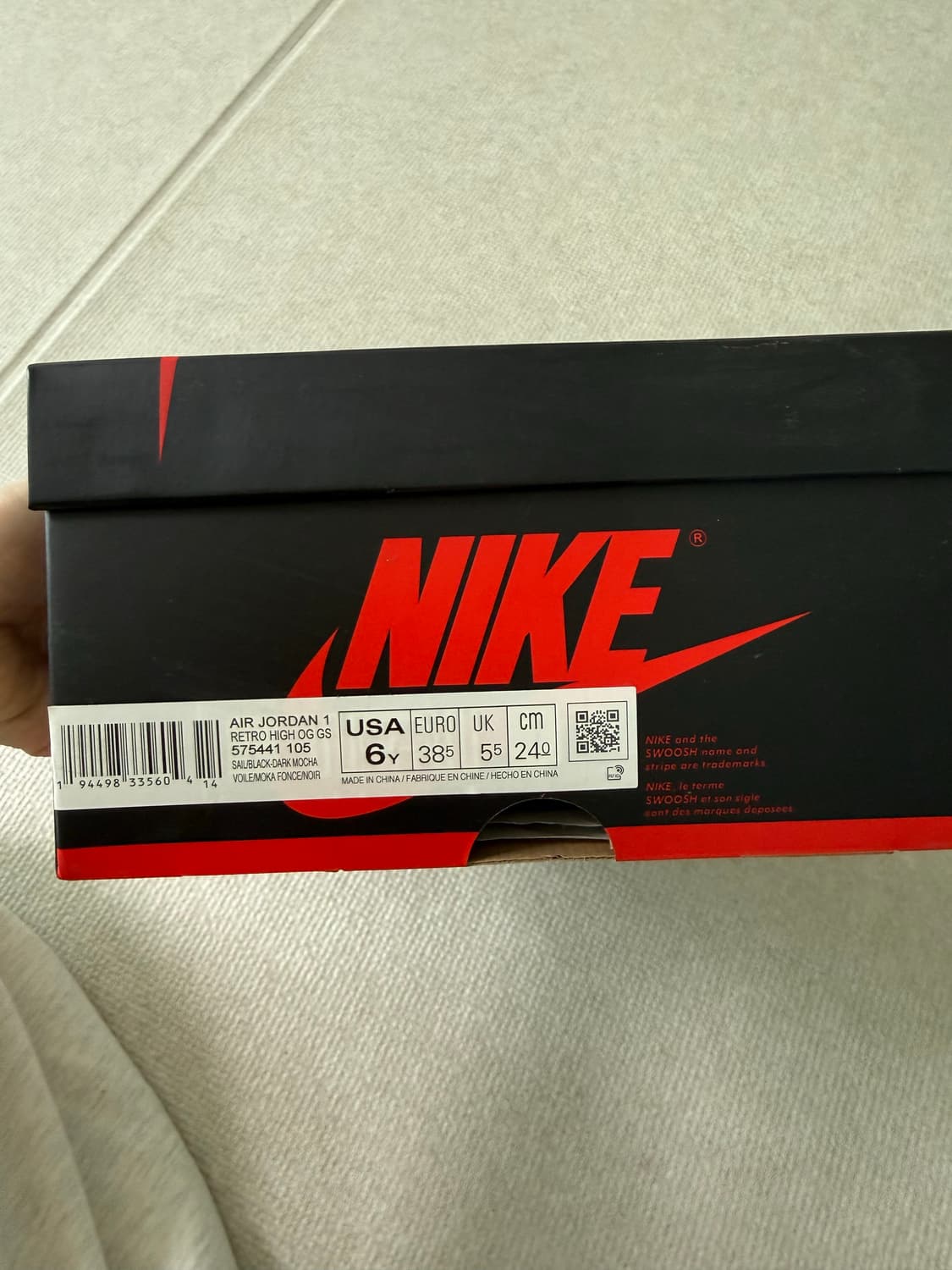 나이키 조던1 다크모카 240 상품이미지8