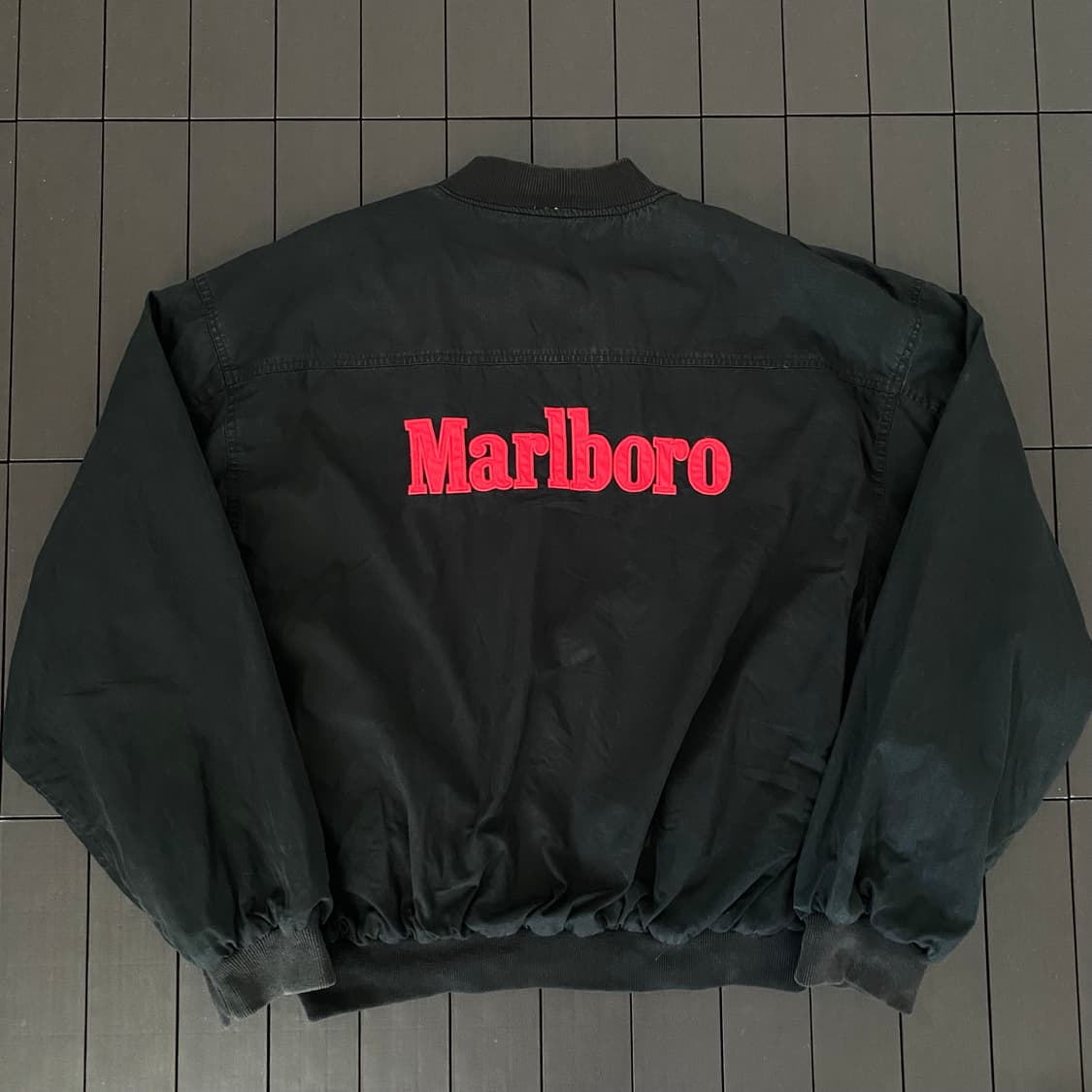 (XL) 90s 빈티지 말보로 리버시블 봄버 자켓 상품이미지3