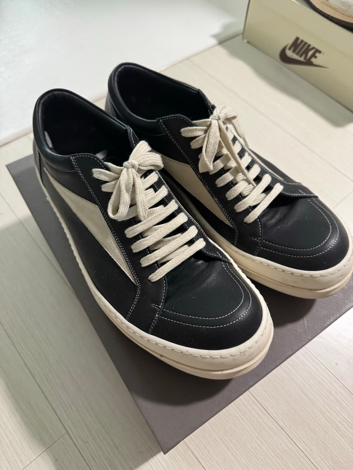 (45)릭오웬스 반스(릭반스 레더) 상품이미지1