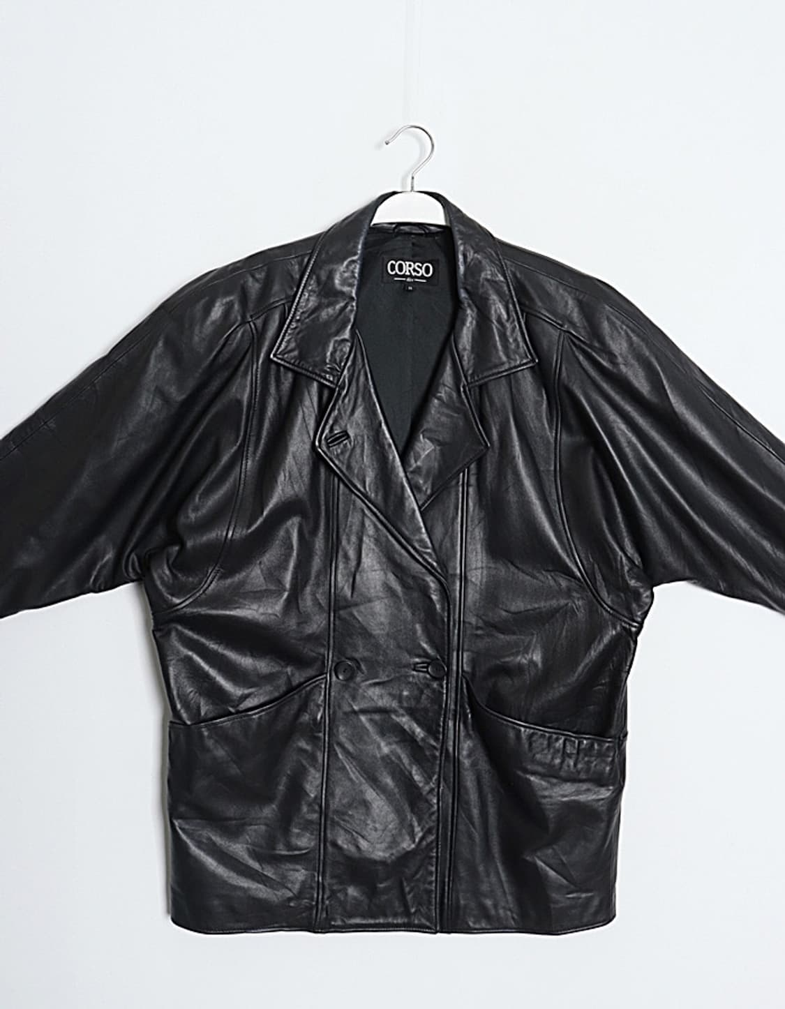 CORSO Dolman Leather Half Coat 상품이미지2