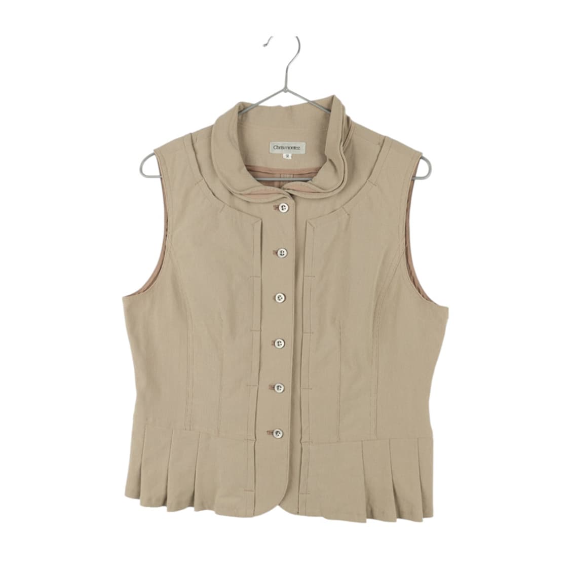 chris montez 디테일 끝 조끼 상품이미지1