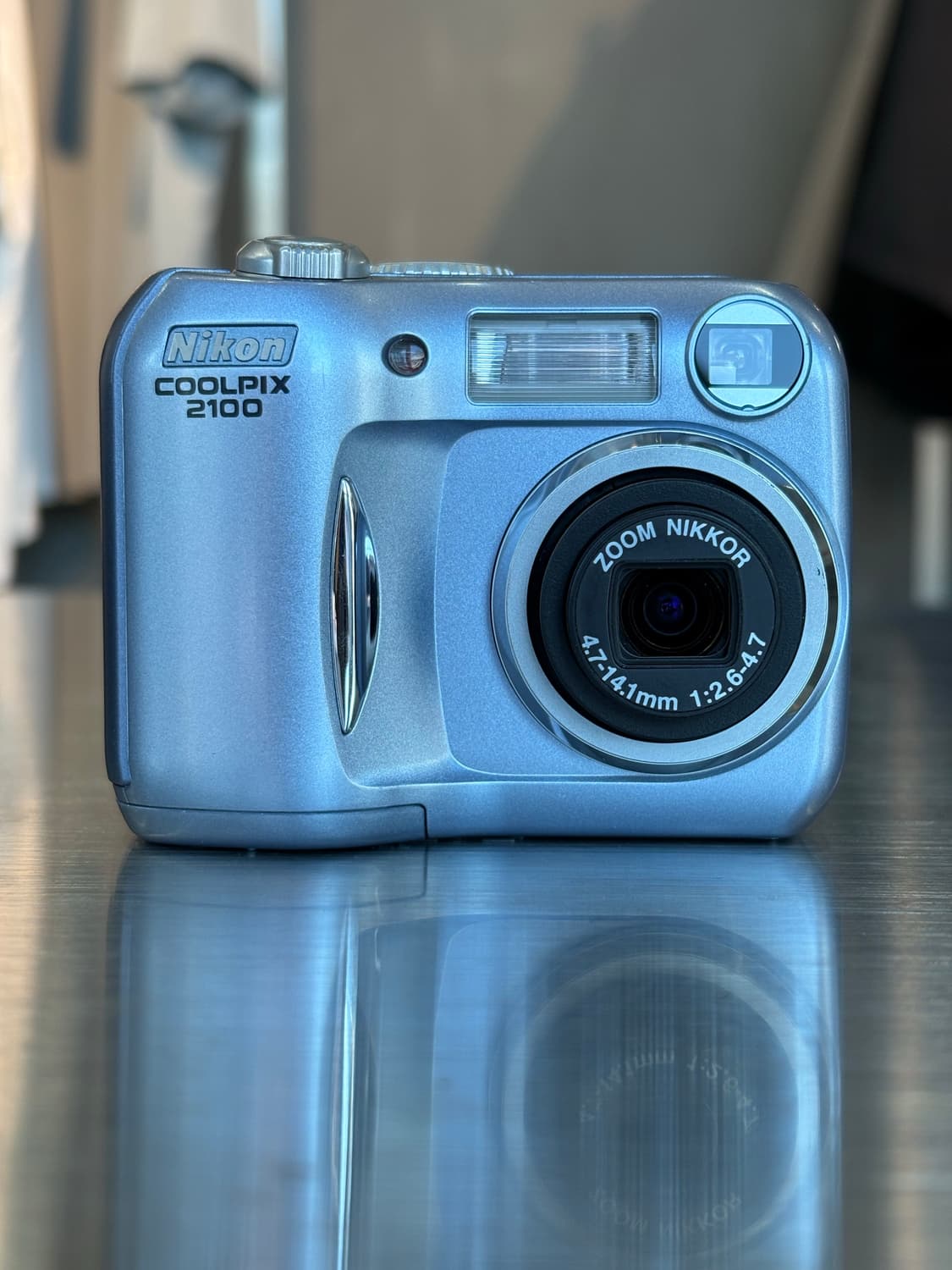 날짜표시)니콘 쿨픽스 2100 블루 빈티지디카 상품이미지1