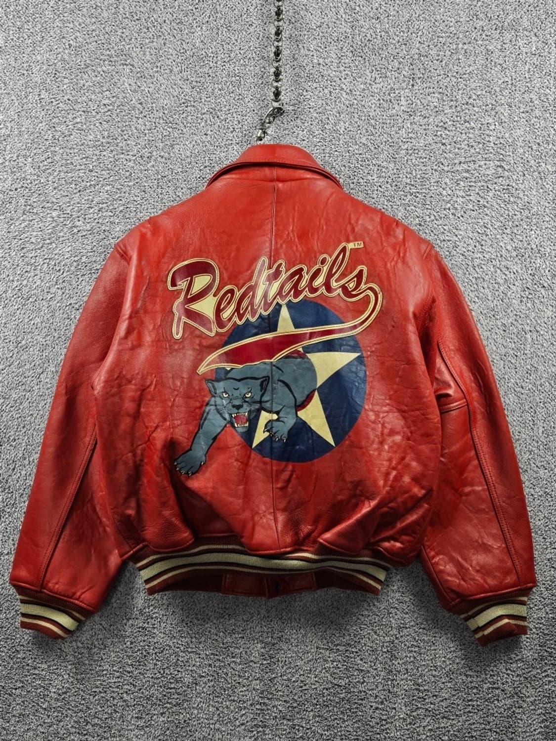 90's 아비렉스 터스키기 레드테일즈 가죽 자켓 ( M ) / 10978 상품이미지1