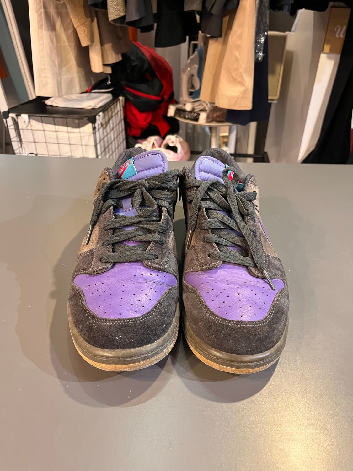 나이키 덩크 CL 뉴스프린트 바시티 퍼플 상품이미지2