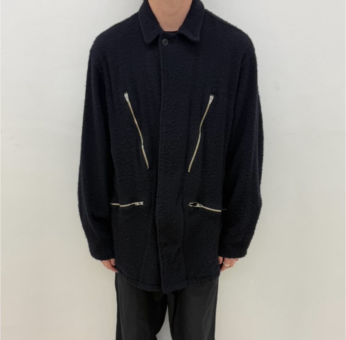 코모리 축융 울 밀리터리 자켓 상품이미지3