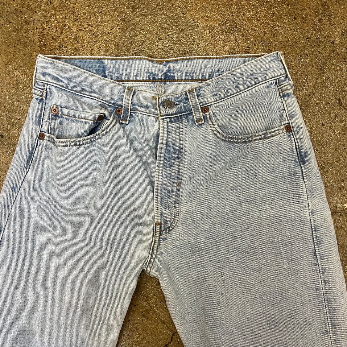 미국 빈티지 리바이스 501 연청 청바지 데님팬츠 상품이미지2