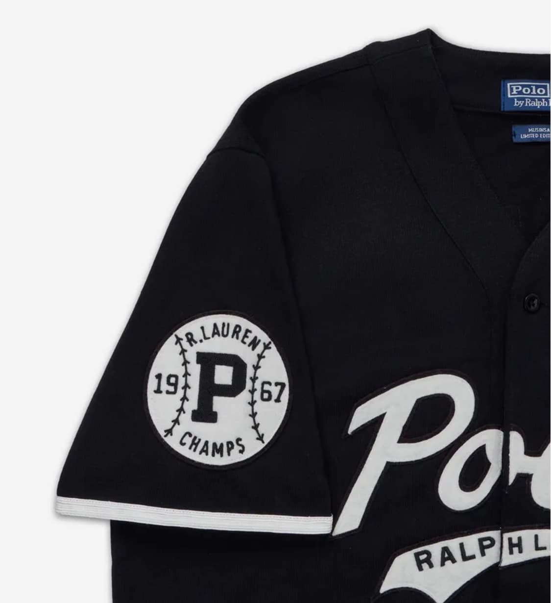 [택체새제품] 폴로 베이스볼 저지 / 블랙 / M 상품이미지6