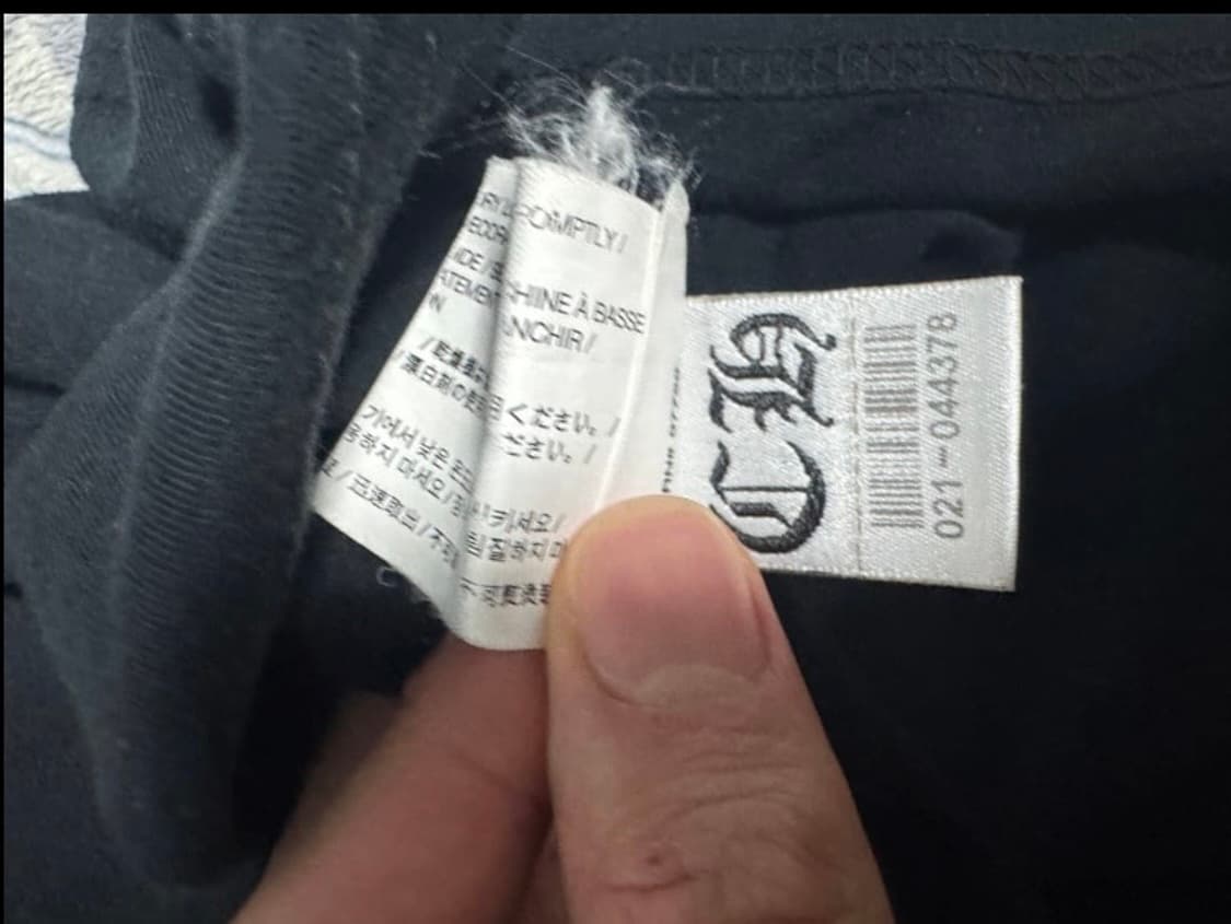 크롬하츠 레터링 대거 반팔 L 상품이미지4