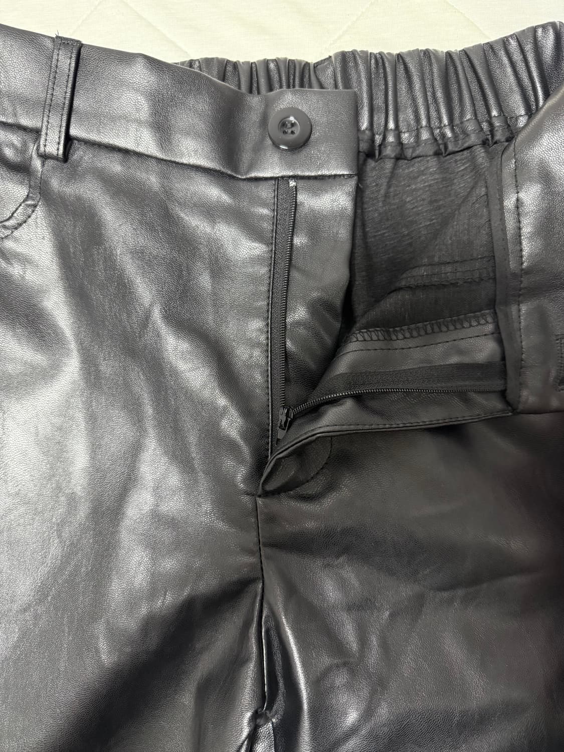 빈티지 레더 곱창 팬츠 yeezy yzy 상품이미지4