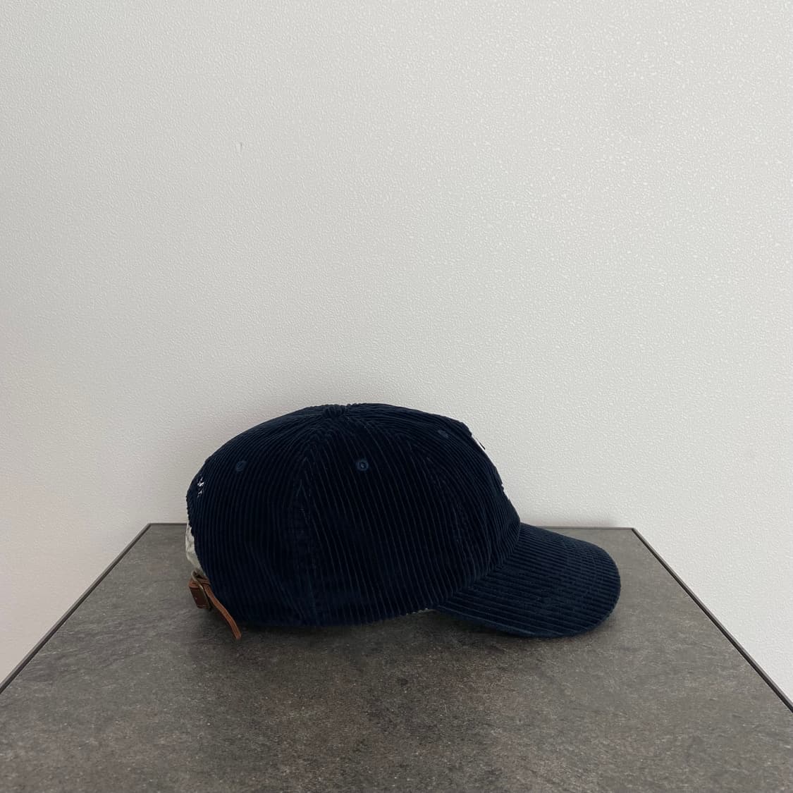 (OS) 슈프림 S로고 볼캡 모자 코듀로이 네이비 상품이미지3