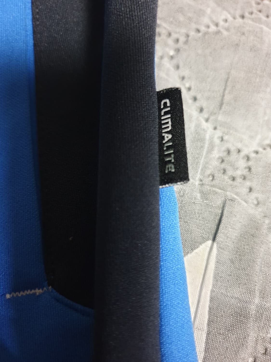 아디다스 삼선 클리마라이트 트랙탑 집업 져지 블루 (M) 상품이미지3