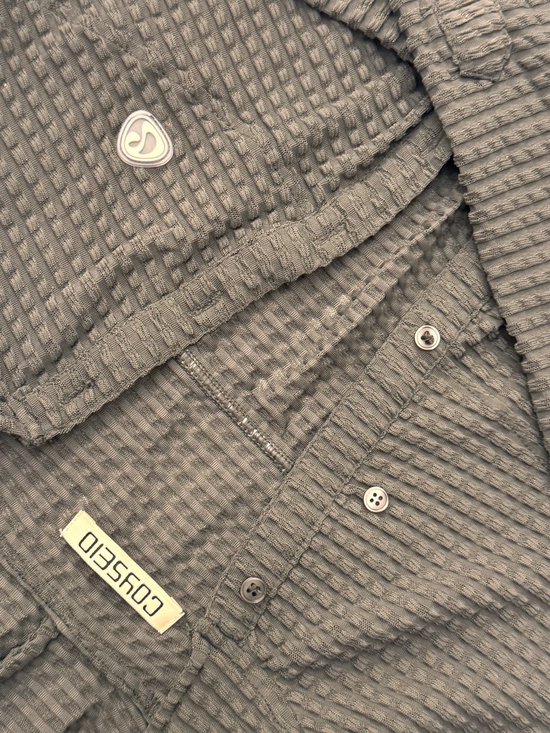 코이세이오 라운드 후디 셔츠 차콜 상품이미지2