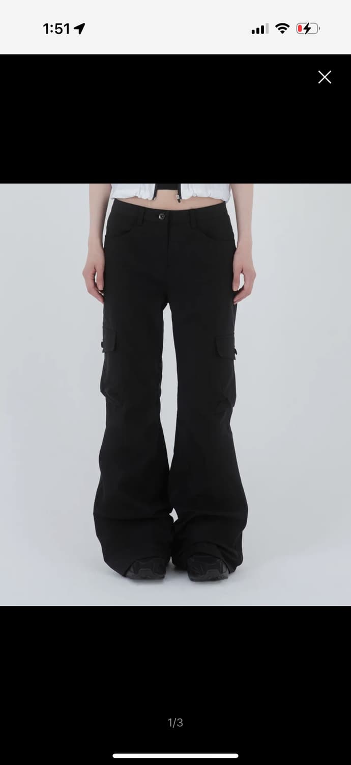 미세키서울 포켓 카고 부츠컷팬츠 상품이미지1