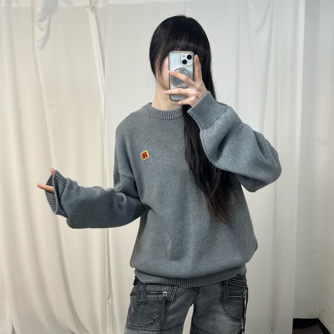 Kodak grey knit 상품이미지2