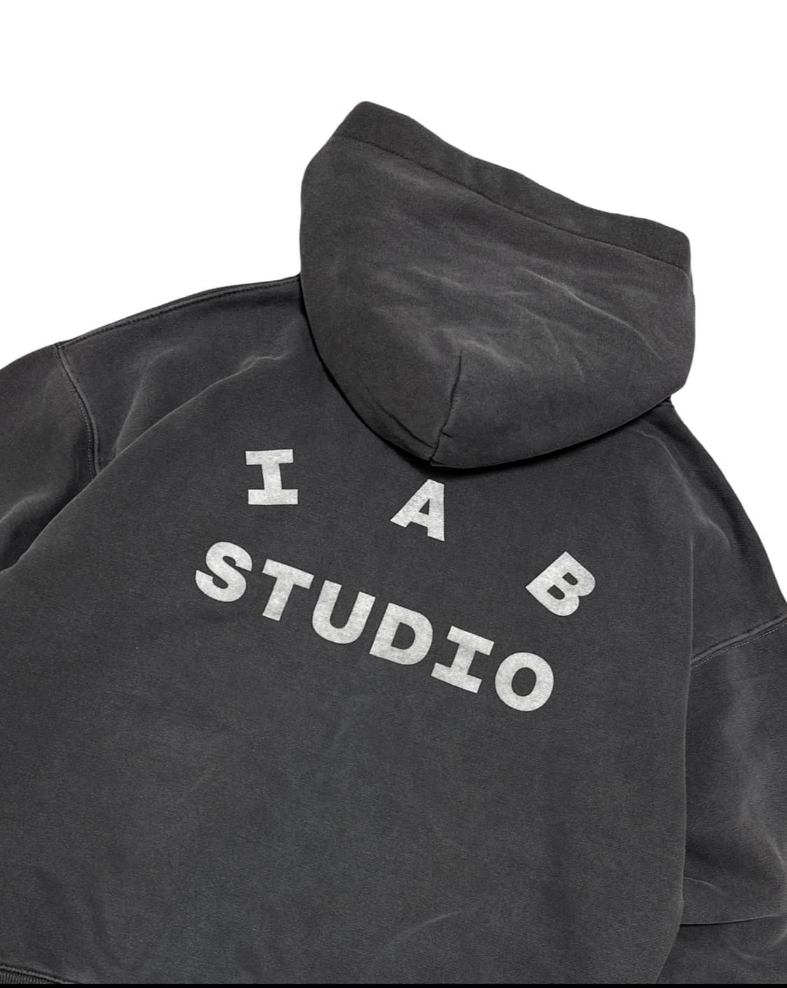 아이앱 스튜디오 차콜 피그먼트 후드티 상품이미지2