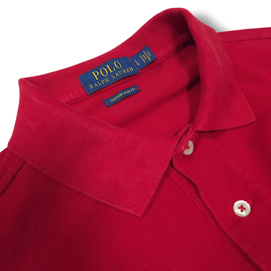 [L] 폴로 레드 베어자수 커스텀 슬림핏 PK 반팔 카라티셔츠 상품이미지7