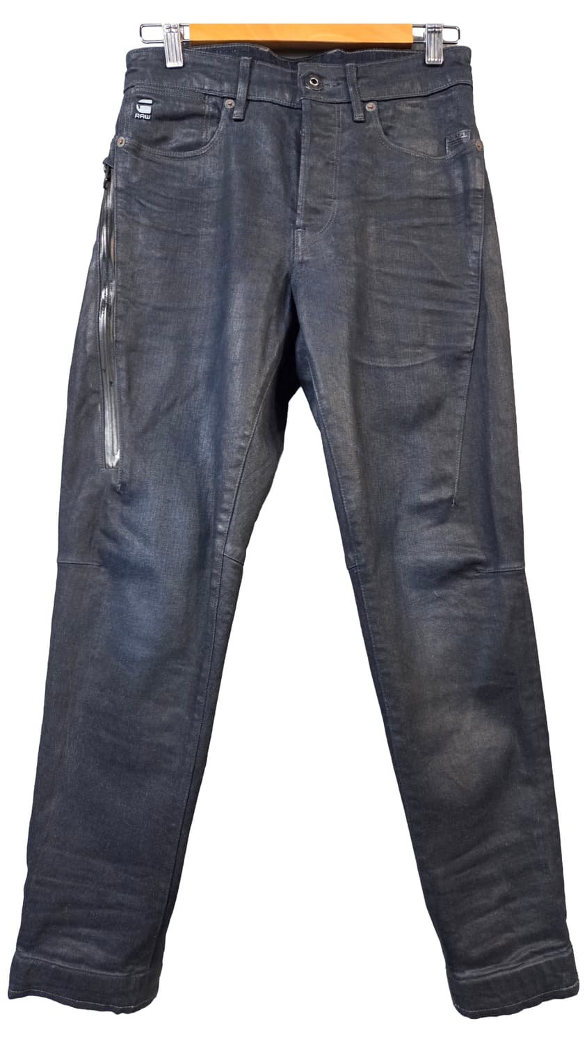 G-Star Raw 블랙 데님 청바지 사이드 지퍼(27)오일바지 상품이미지1