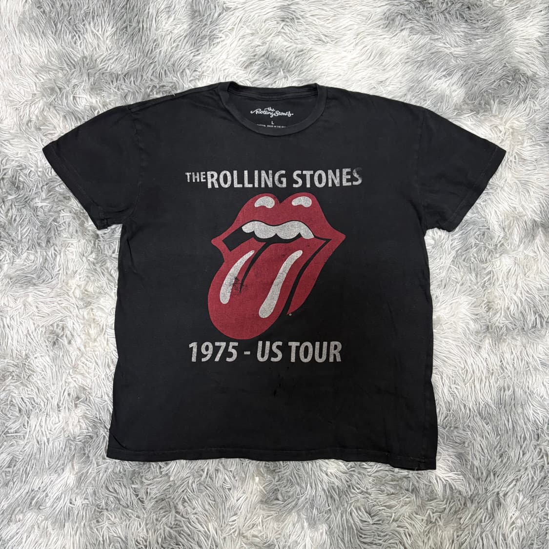 롤링스톤즈 1975 US Tour 티셔츠 faded 상품이미지1