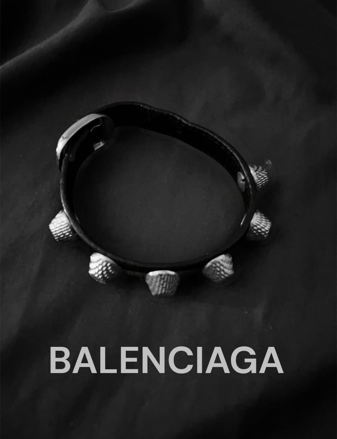 발렌시아가 Le Cagole Studded Leather Brac 팔찌 상품이미지3
