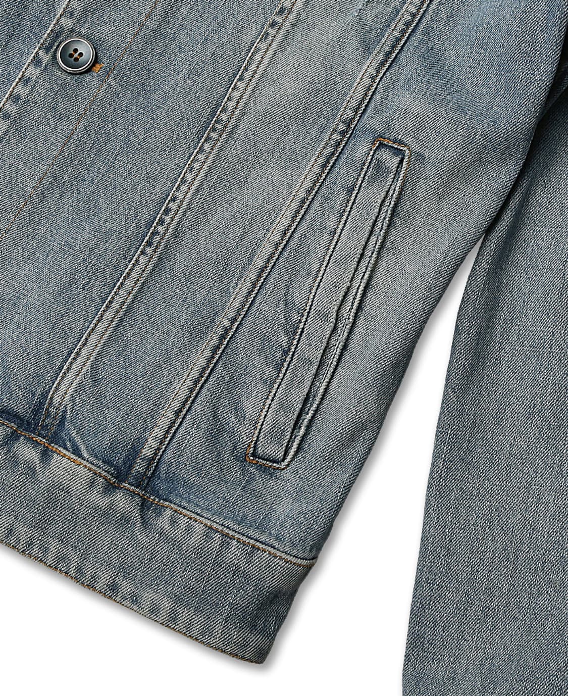 시빌리아 [Siviglia] 연청 이태리 코튼 데님 트러커 자켓 청자켓 상품이미지5